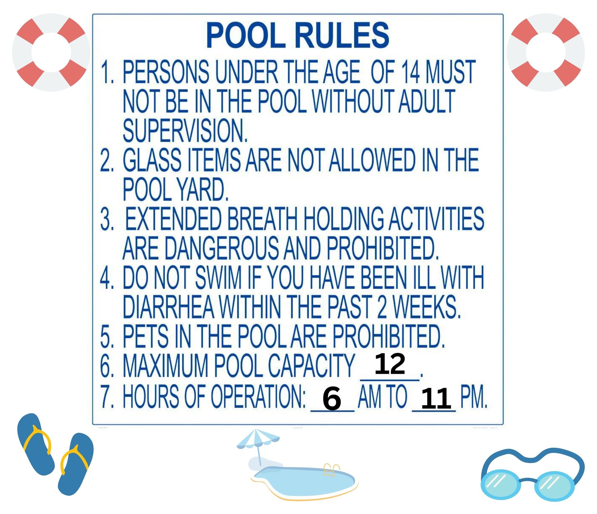 Texas Pool Rules
